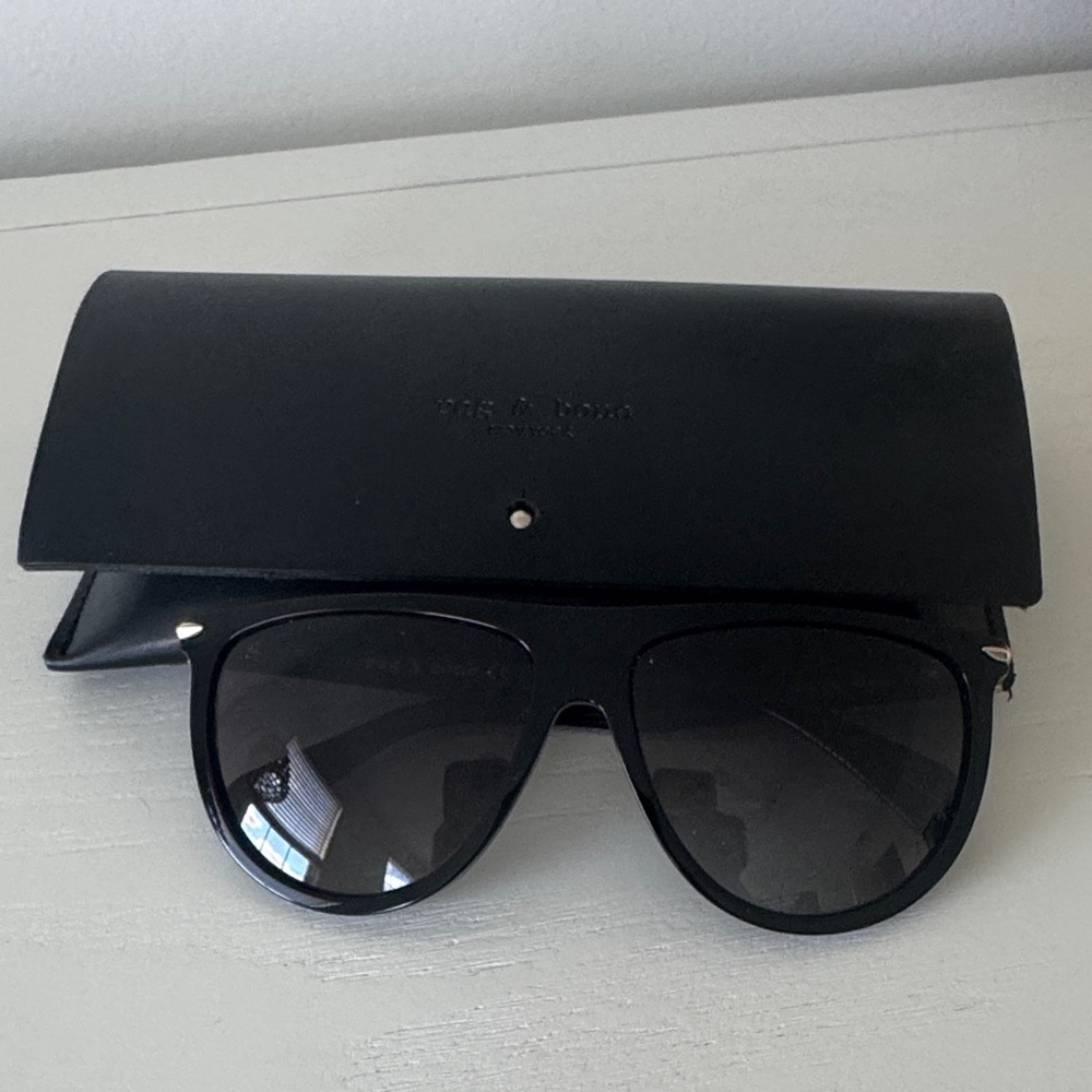 rag & bone Black Sunglasses